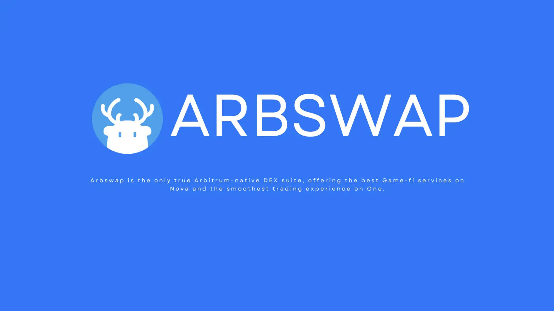 Arbswap Exchange UI preview